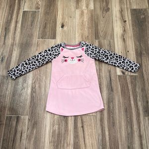Fleece Cat/Animal Nightgown Size 5/6